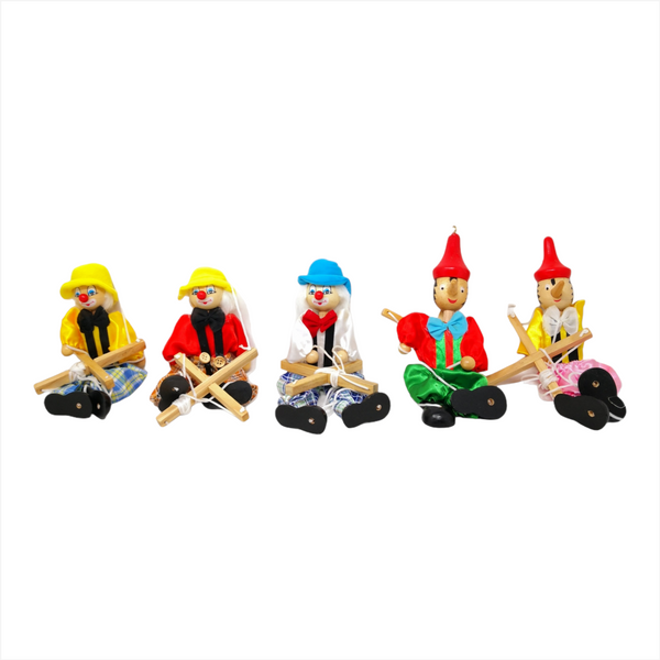 Marioneta títere didáctica juguete hilos infantil artesanal