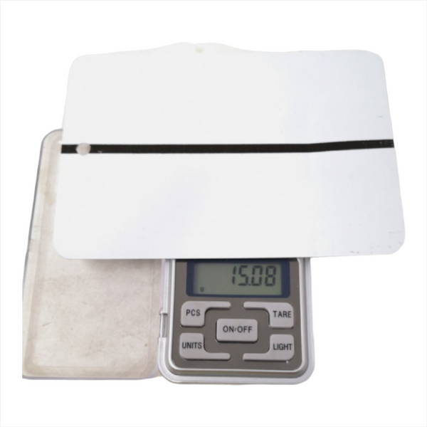 placa lámina de aluminio 15 x 10.5 cm