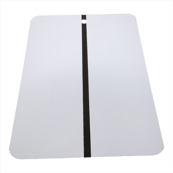 placa lámina de aluminio 15 x 10.5 cm