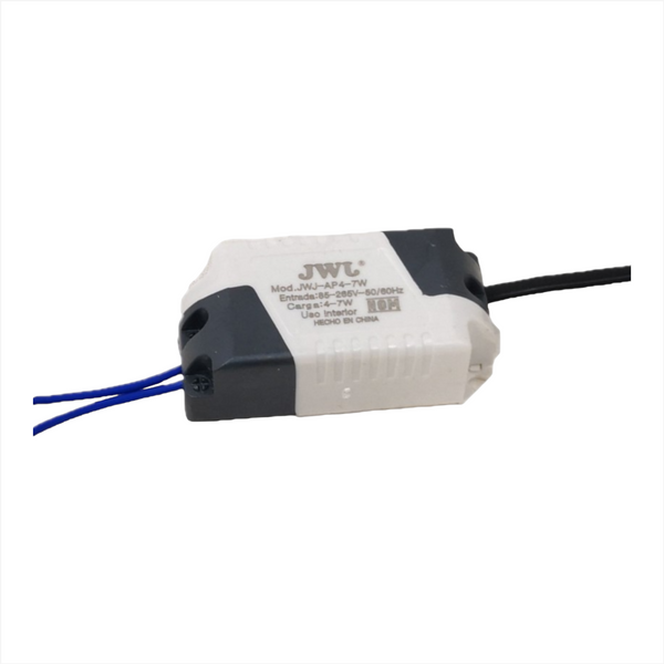 Transformador voltaje para lampara led jwj AP4-7W 85/265V