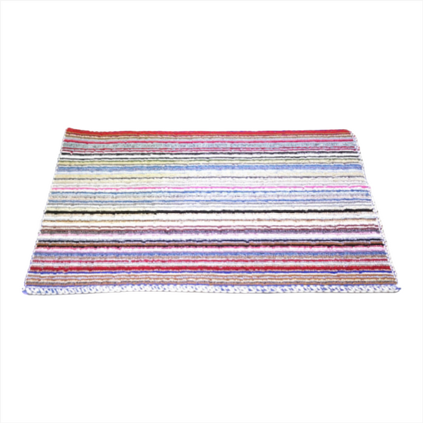 Tapete 57x36 cms artesanal de secado para casa baño
