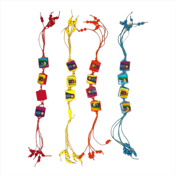Paquete 12 Pzas Pulsera Liston Virgencita Varios Colores