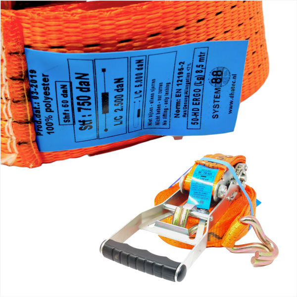 Eslinga Plana Con Gancho Y Matraca System Lc 25 Kn