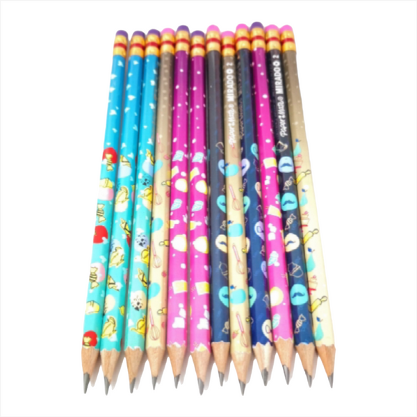 Caja Lapiz Grafito #2 Moderno Infantil Mirado Paper Mate 12 Pza