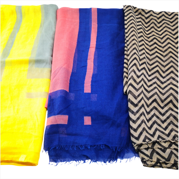 Bufanda pashmina chal para frio calor colores