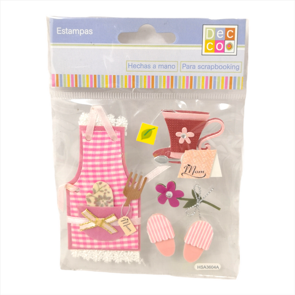 Pack 12 Estampas Scrpbooking Decoracion Hechas A Mano Decco