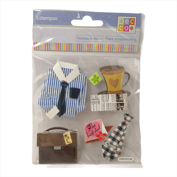 Pack 12 Estampas Scrpbooking Decoracion Hechas A Mano Decco