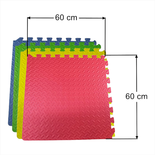 pack 2 Sets Tapete Piso Eva Foamy Armable 60X60 Cm