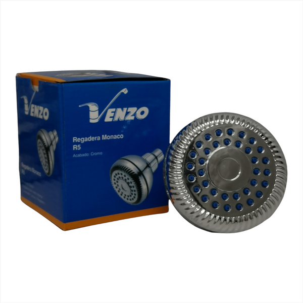 Regadera Cebolleta Antisarro Cromada Premium Monaco Venzo