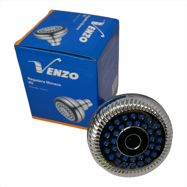 Regadera Cebolleta Antisarro Cromada Premium Monaco Venzo