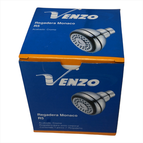 Regadera Cebolleta Antisarro Cromada Premium Monaco Venzo