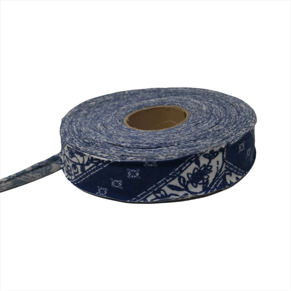 Rollo Cinta Tela Algodón 3cmX45m floreado decoración costura