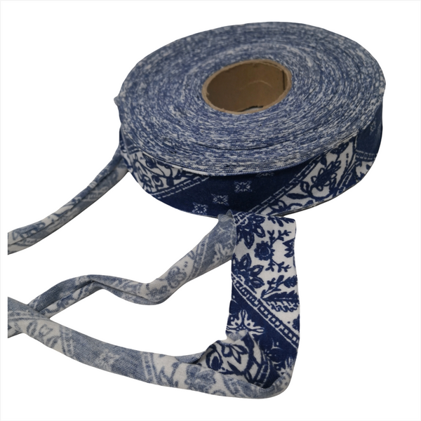 Rollo Cinta Tela Algodón 3cmX45m floreado decoración costura