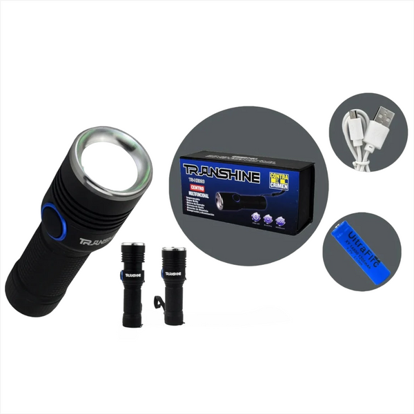 Linterna Lampara Mini Multifuncional recargable Transhine