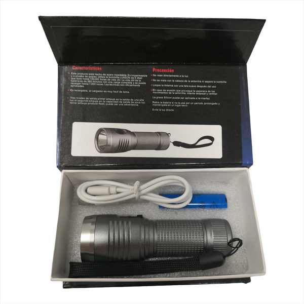 Linterna Lampara Mini Multifuncional recargable Transhine