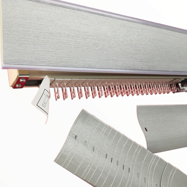 Persiana pvc+tela oficina vertical grande