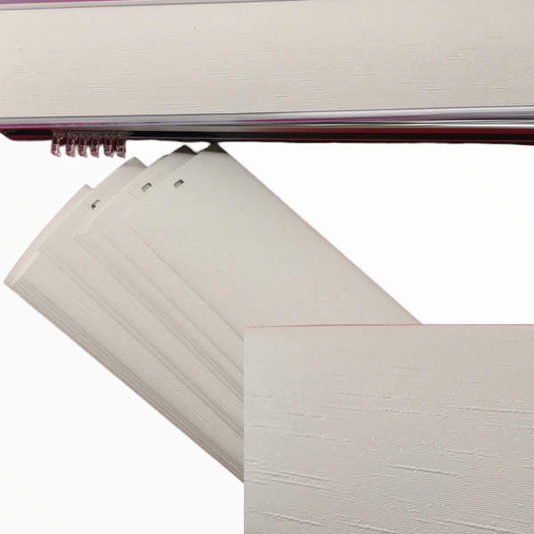 Persiana pvc+tela oficina vertical mediana