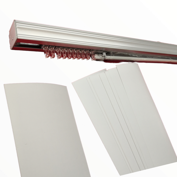 Persiana pvc+tela oficina vertical mediana