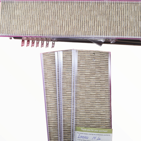 Persiana pvc+tela oficina vertical mediana