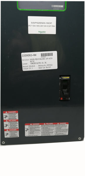 Square D Ssp02ema16df Centro De Carga Proteccion Sobretensiones
