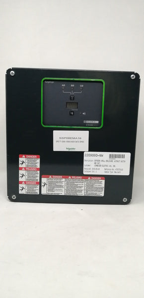 Square D Ssp08ema16 Centro Carga Dispositivo De Proteccion Sobretensiones
