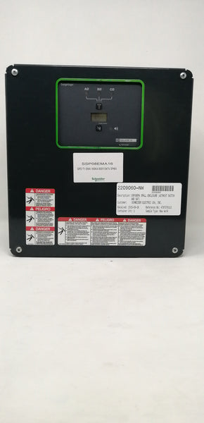Square D Ssp08ema16 Centro Carga Dispositivo De Proteccion Sobretensiones