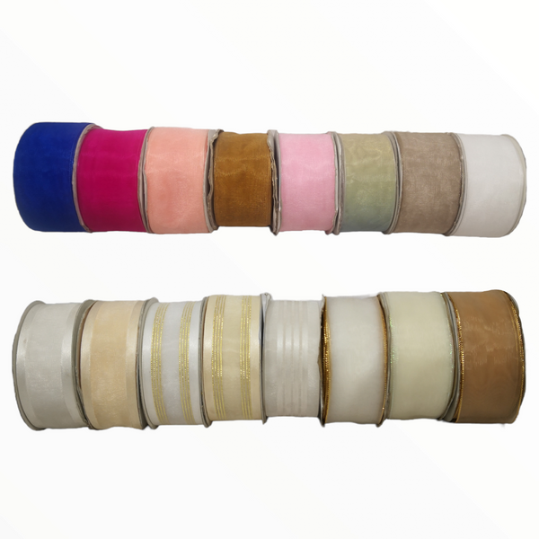 Rollo Liston 1 1/2" 25Yd elegir color nylon satin