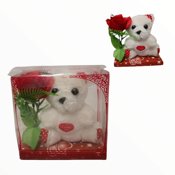 Osito con flor Regalo San Valentin
