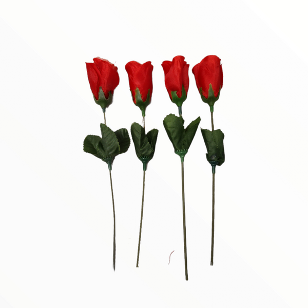 Rosas San Valentin Con Osito Decorativo Paquete 10 Pzas