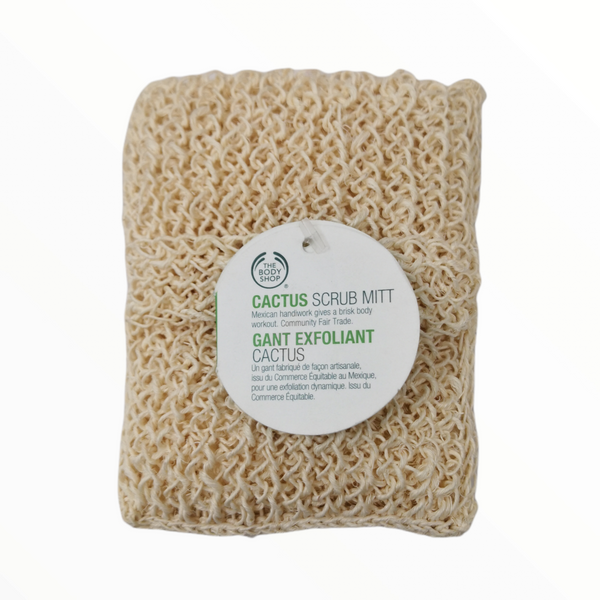 Guante Esponja Exfoliante Fibra de Cactus the Body Shop SPA