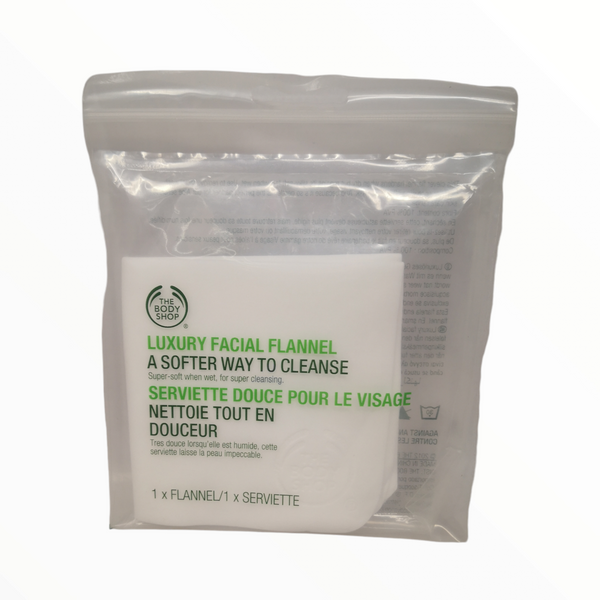 Toalla Franela suave para rostro limpieza The body shop