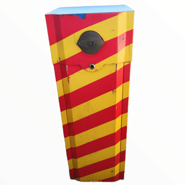 Barrera vehicular control acceso sin brazo usada buen estado