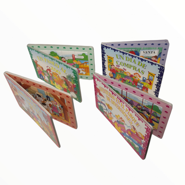 Libro Infantil Rompecabezas 4 Pza Enseñanza Interactiva