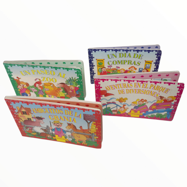 Libro Infantil Rompecabezas 4 Pza Enseñanza Interactiva