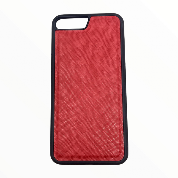 Funda Dura iPhone 7/8 Plus Celular Piel Saffiano Colores