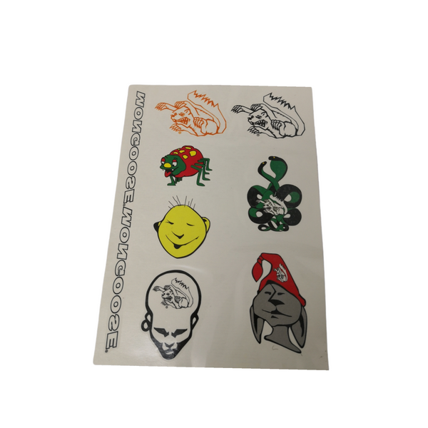 Paquete De Calcamonia Stickers Mogoose Bmx Bicicleta