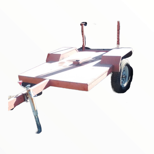 Remolque con Llantas Adaptable para Carrito de Ventas