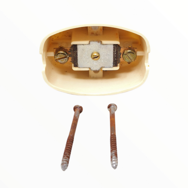 Contacto sobreponer sencillo de baquelita 10pza paquete