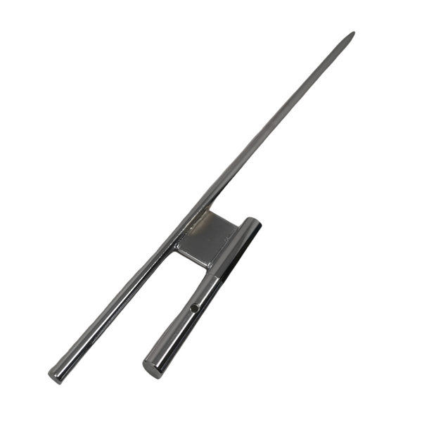 1.1 Estaca Base Metálica Acero para Asta Bandera