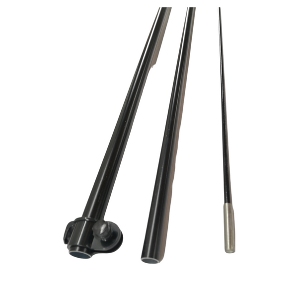 1 Asta de bandera 2.8m aluminio + fibra de vidrio