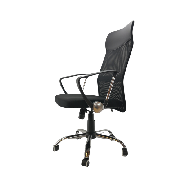 Silla de oficina ejecutiva ergonómica base metálica