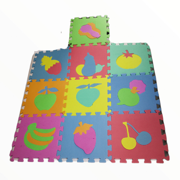 Tapete Foamy Armable 31X31 x .08  Cm Infantil 10 Pza Figuras