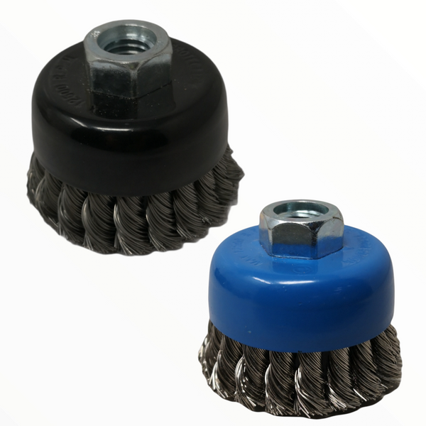 Cepillo Acero Carbón Carda Copa 3"x 0.014x 5/8"