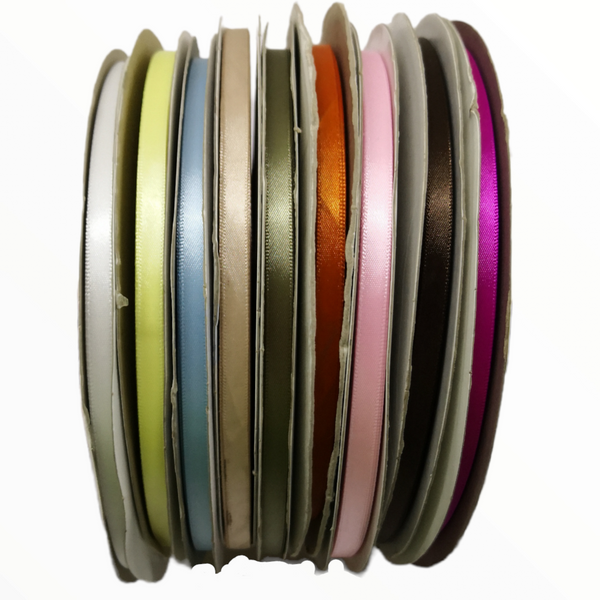 Rollo Liston 1/4"100Yd color a elegir satin nylon popotillo