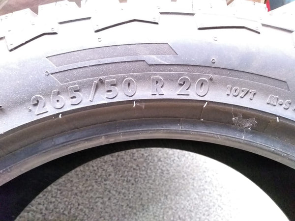 Llanta continental terraincontact  265/50 r20