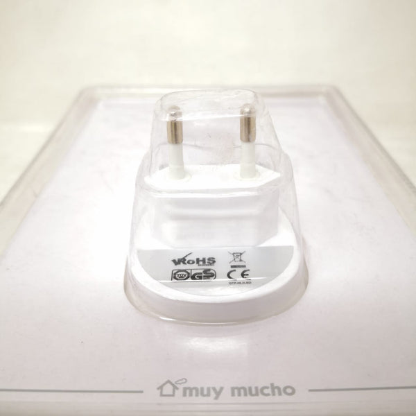 Lampara Luz de noche luz blanca Clavija Europea 220V