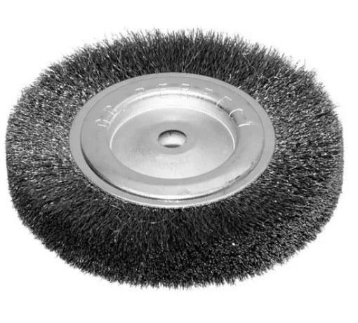 Carda Cepillo Alambre De Acero 6 X 1/2 Pulgadas Para Esmeril Grillo