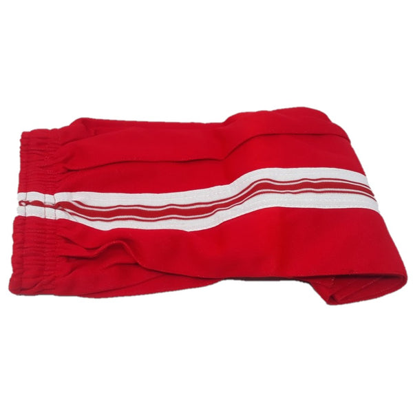 Conjunto Pants Color Rojo Con Franjas Zarco