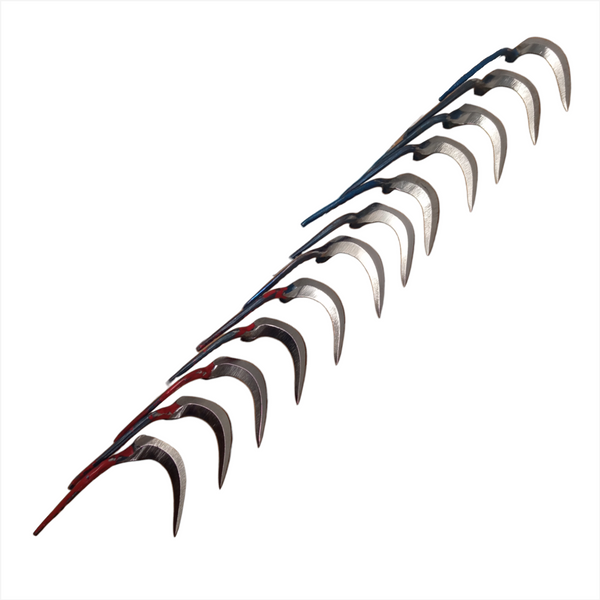 Paquete 12 Piezas Navajas Distintos Modelos Y Rayas