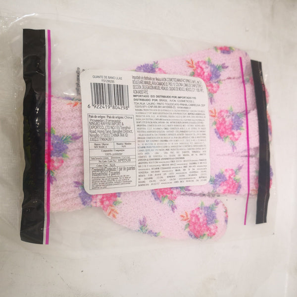 100 Pares De Guantes Para Baño Exfoliantes Avon Flores